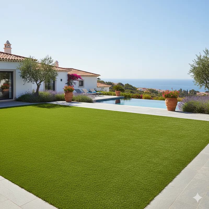 Instalação de relva brasileira em Sesimbra