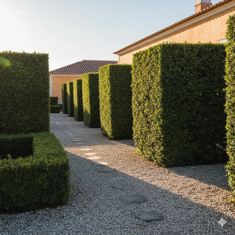 Corte e modelação de sebes